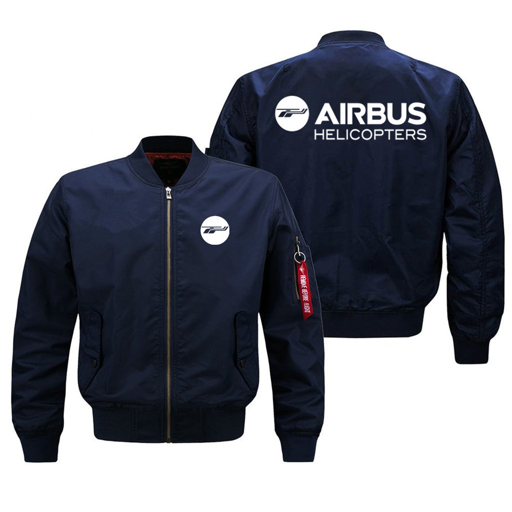 Outdoor Military Airbus Helicopter Aviation Pilots Ma1 Bomber Flight Jacket Coa