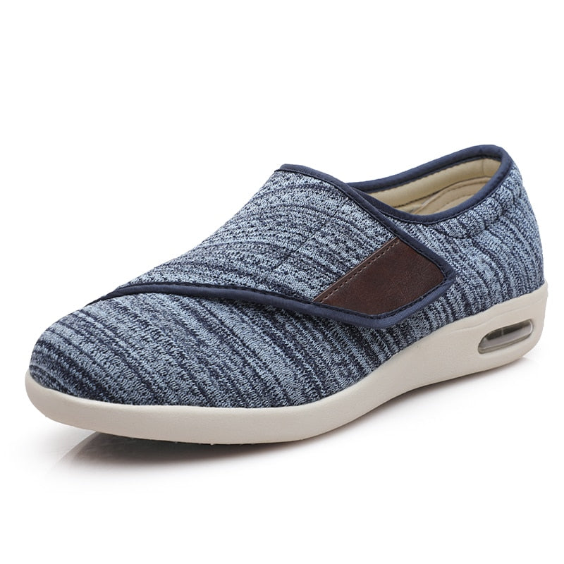 Unisex Walking Shoes Men Diabetic Shoes Elderly Casual Solid Color Flat Shoes W image 3