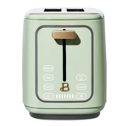 2 Slice Touchscreen Toaster, White Icing By Drew Barrymore  Multifunction Break image 2