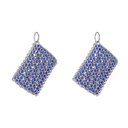 2-10PCS Cast Iron Cleaner with Hanging Ring Chainmail Scrubber Stainless Steel