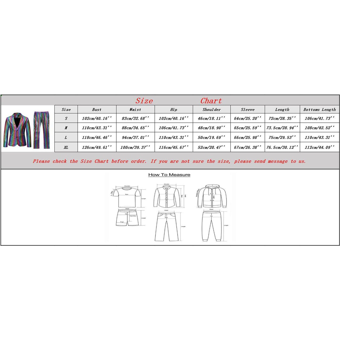 Grid Printed Men 2 Piece Suit Set Retro Punk Single Breasted Blazers And Pant S image 5