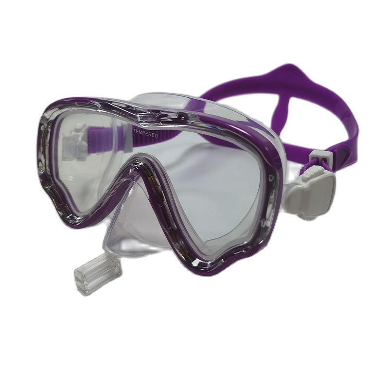 Kids Swim goggles Diving Snorkel Mask with Nose Cover  Swimming Goggles for Boy image 2