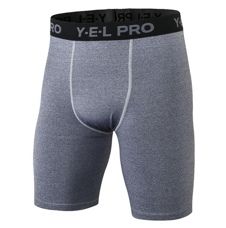 Men'S Compression Shorts Base Layer Thermal Skin Bermuda Shorts Gyms Fitness Men'S Cossfit Bodybuilding Tight Shorts