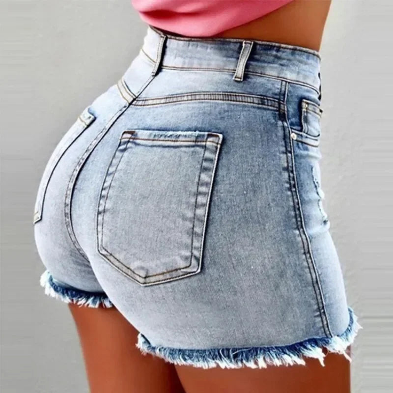 High Waist Hot Pants Women's Jeans Available in Multiple Colors Women's Denim S image 4